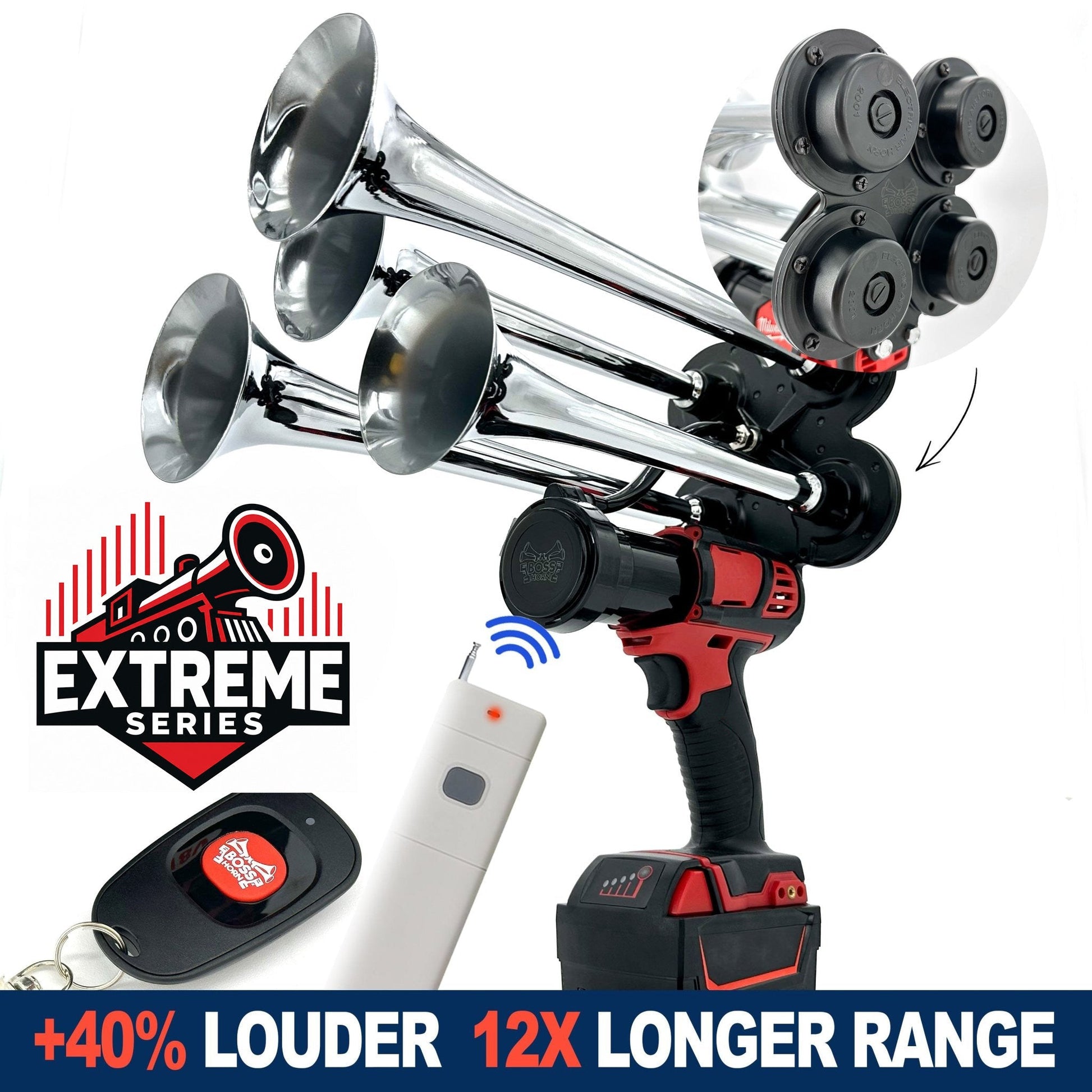 Premium Quad Horn Gun Designed for Milwaukee® M18