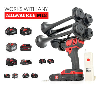 Milwaukee® M18 Compatible Premium Quad Horn Gun