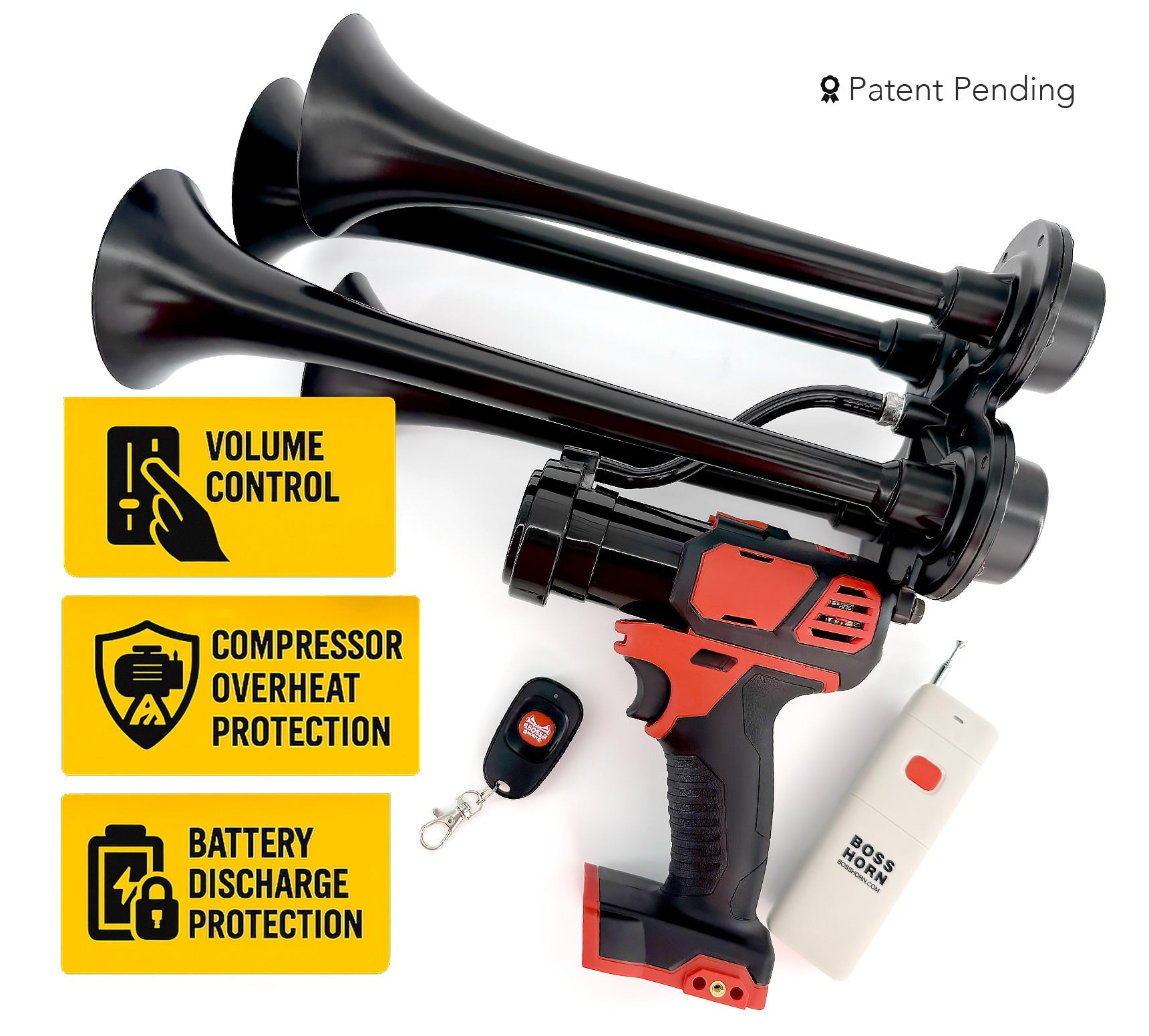 Milwaukee® 18V Battery Premium Quad Horn Gun