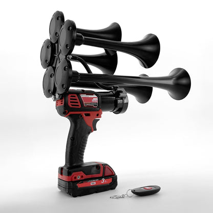 Battery-Powered 5-Trumpet Horn Gun for Milwaukee® 18V