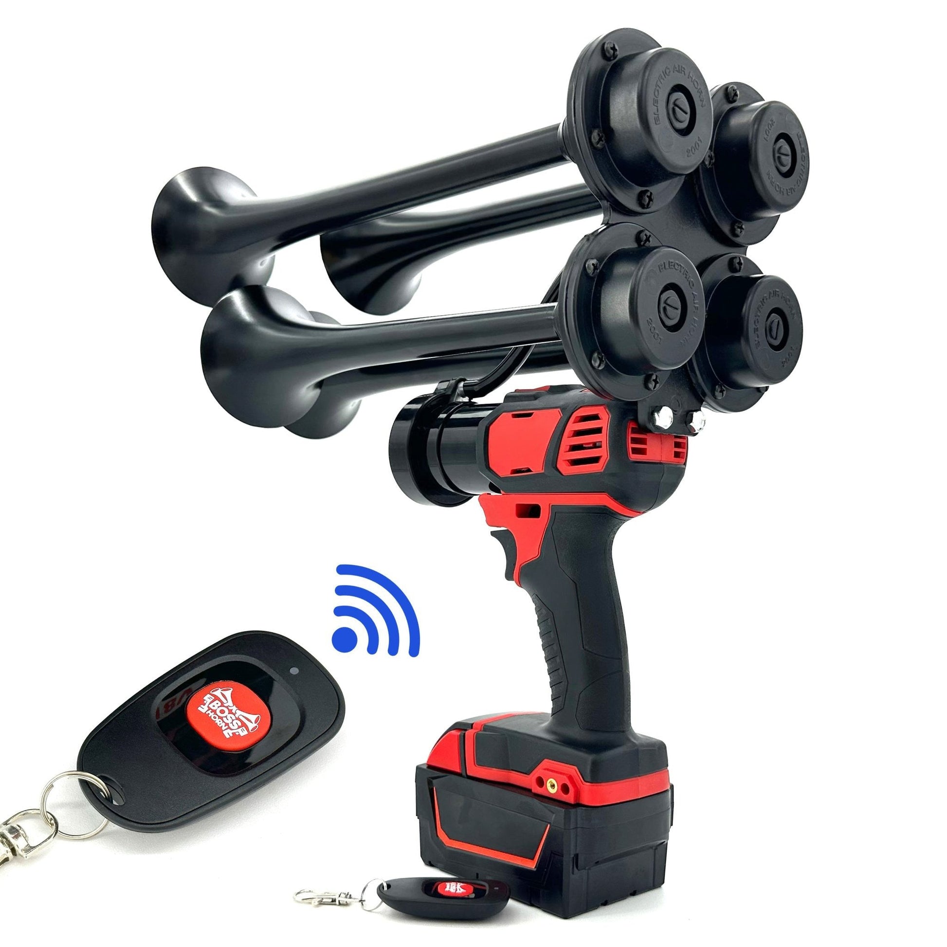 Premium Quad Horn Gun Powered by Milwaukee® 18V Battery