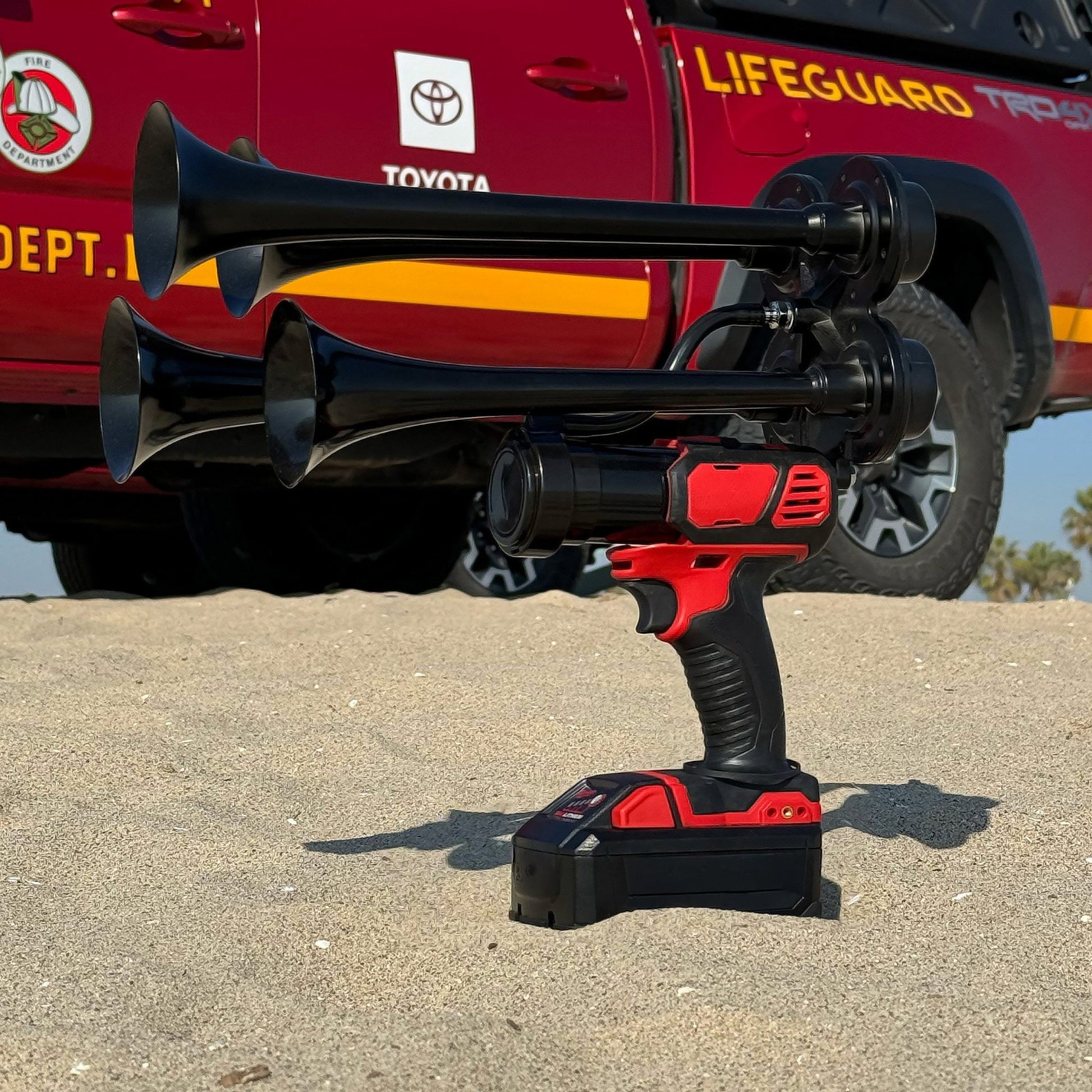 Premium Quad Horn Gun for Milwaukee® 18V Cordless Tools